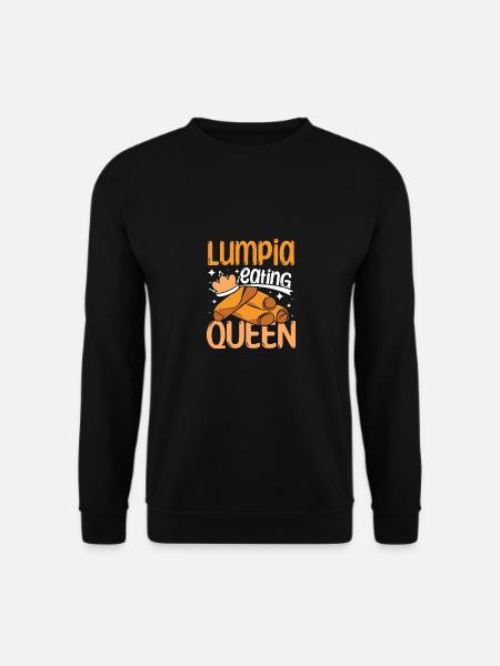 Lumpia eating queen - Unisex Sweatshirt - black
