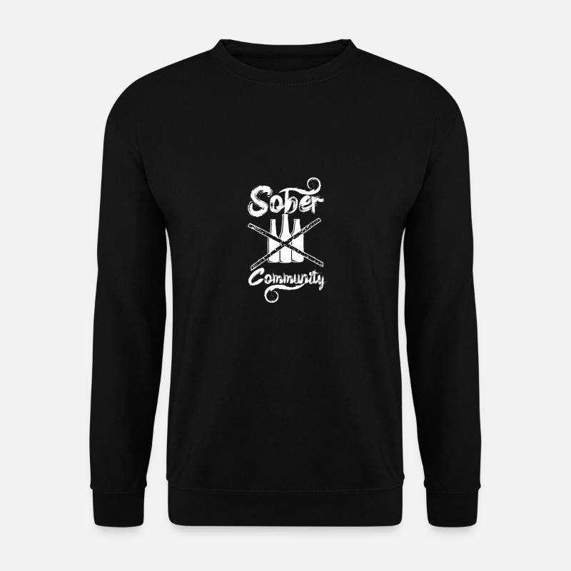 Sobriety Sober Community - Unisex Pullover - Schwarz