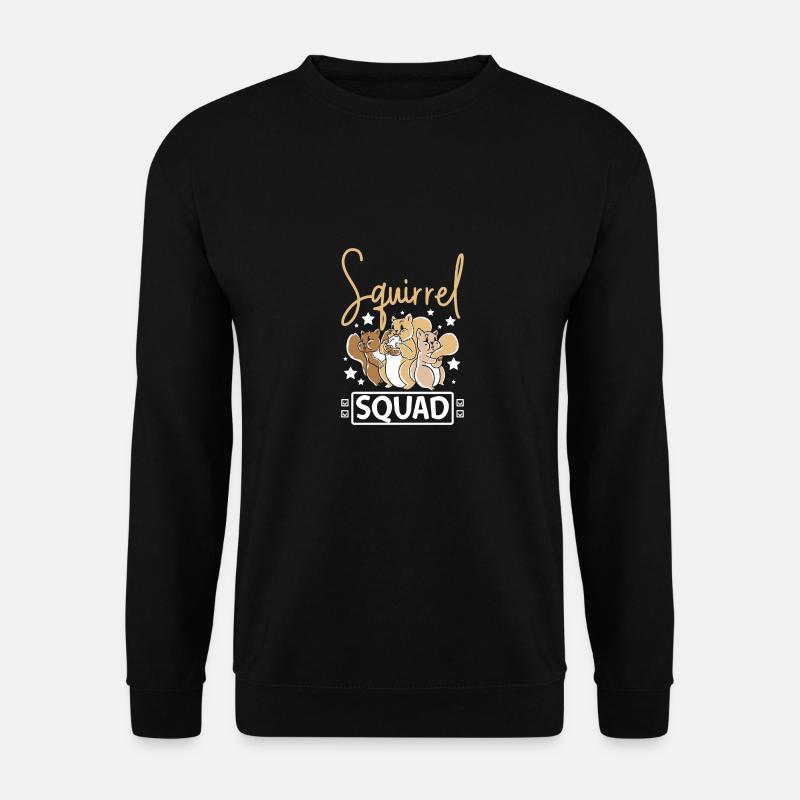 Cute Squirrel squad - Unisex Sweatshirt - black