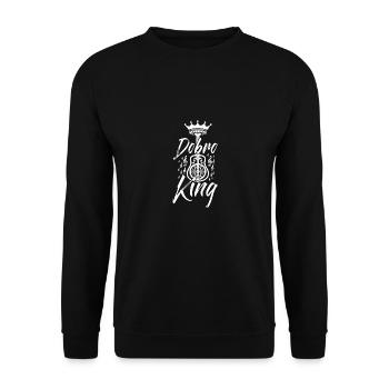 Dobro King - Unisex Sweatshirt - black - Front - Alina (178cm) & Michal (187cm)