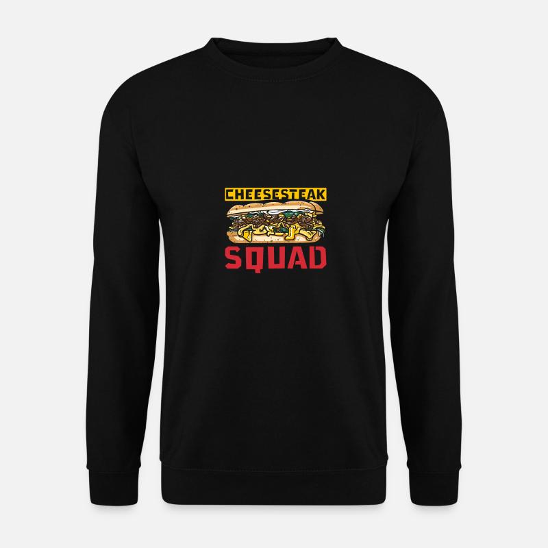 Escouade Cheesesteak - Sweat-shirt Unisexe - noir