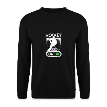Mode roller hockey activé - Sweat-shirt Unisexe - noir - Devant - Alina (178cm) & Michal (187cm)