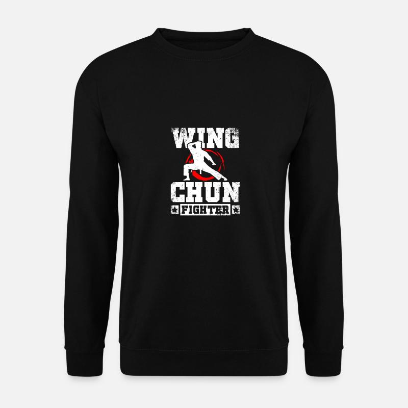 Combattant de Wing chun - Sweat-shirt Unisexe - noir