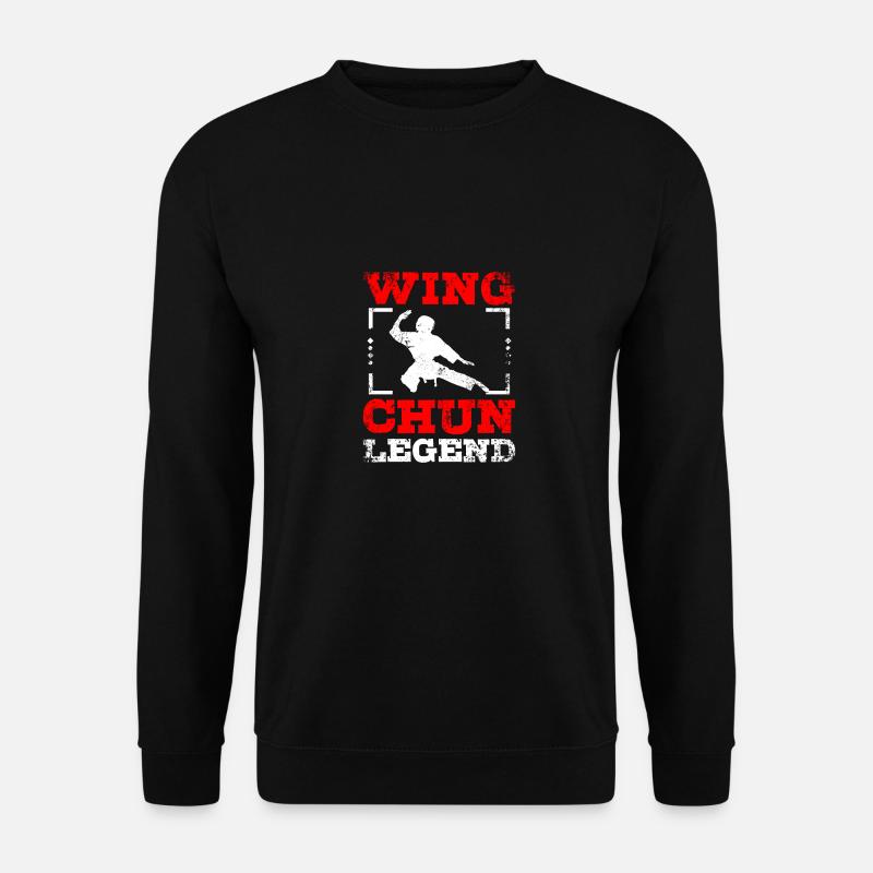 Wing chun Legend - Unisex Pullover - Schwarz