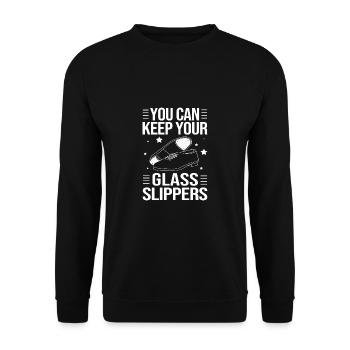 Tanzlehrer - Unisex Pullover - Schwarz - Vorne - Alina (178cm) & Michal (187cm)