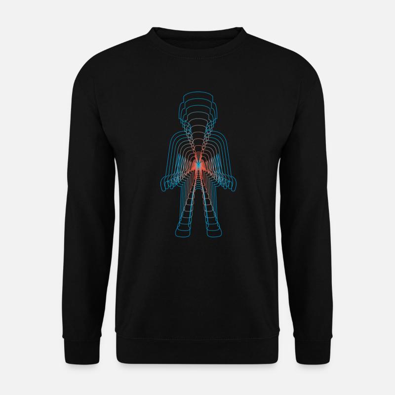 Figurine Playmobil à Effets Multiples - Sweat-shirt Unisexe - noir