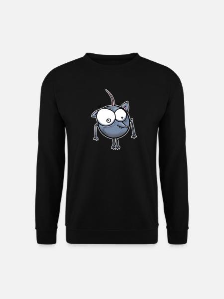 Mouse Rat Drawing - Unisex Sweatshirt - black
