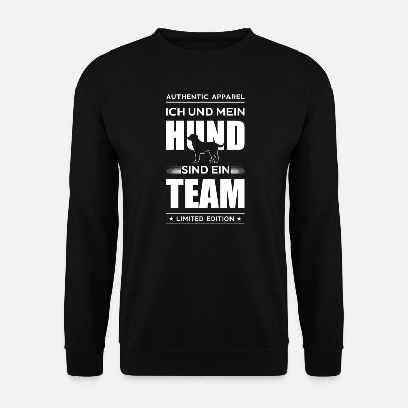 Moi et mon chien - Sweat-shirt Unisexe - noir