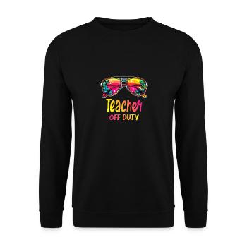 Teacher of duty - Unisex Pullover - Schwarz - Vorne - Alina (178cm) & Michal (187cm)