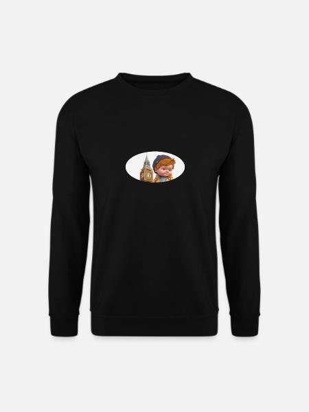 BIG BEN - Boy - SOUVENIR LONDON - Gift Idea - Unisex Sweatshirt - black
