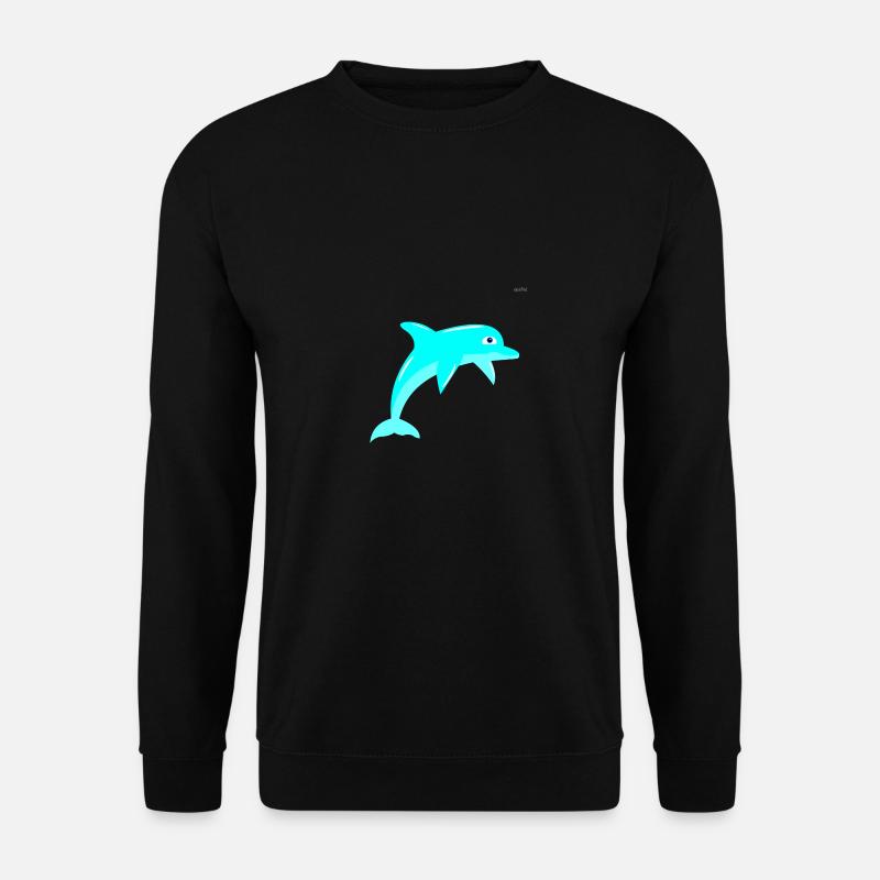 Dolphin - Unisex Sweatshirt - black