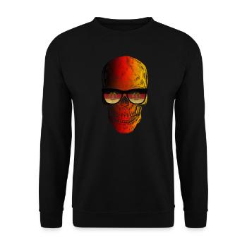 GDR - Unisex Sweatshirt - black - Front - Alina (178cm) & Michal (187cm)