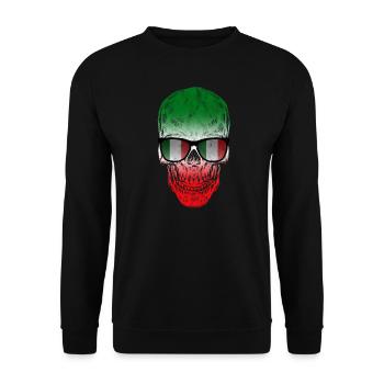 Italie - Sweat-shirt Unisexe - noir - Devant - Alina (178cm) & Michal (187cm)