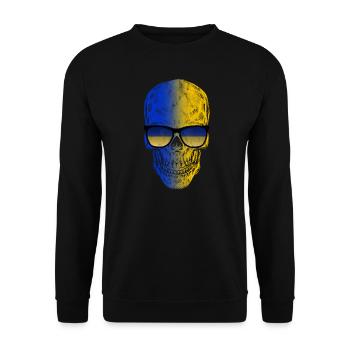 Ukraine - Unisex Sweatshirt - black - Front - Alina (178cm) & Michal (187cm)