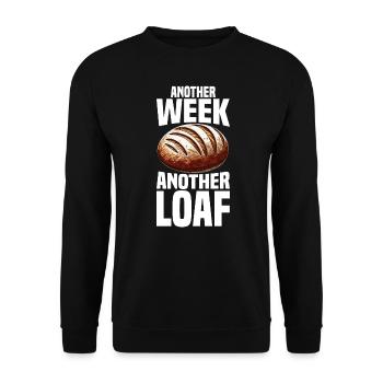 Sourdough Bread Bread Baking Sourdough Starter - Unisex Sweatshirt - black - Front - Alina (178cm) & Michal (187cm)
