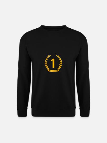 Sieger Platz 1 Pokal - Unisex Pullover - Schwarz