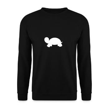 Turtle - Unisex Sweatshirt - black - Front - Alina (178cm) & Michal (187cm)