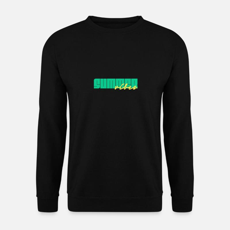 summer vibes - Unisex Pullover - Schwarz
