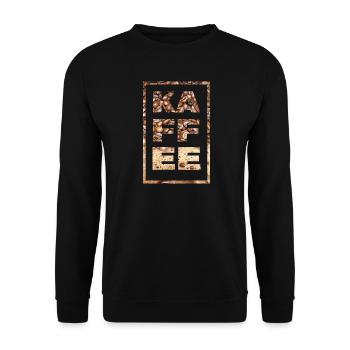 Coffee Beans Caffeine Coffee Saying Coffee Lovers - Unisex Sweatshirt - black - Front - Alina (178cm) & Michal (187cm)
