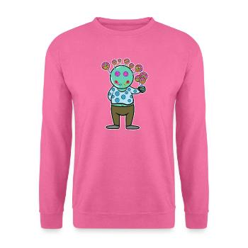 Naschkatzen Bonbon Süßigkeiten Lecker Nachspeise - Unisex Pullover - Pink - Vorne