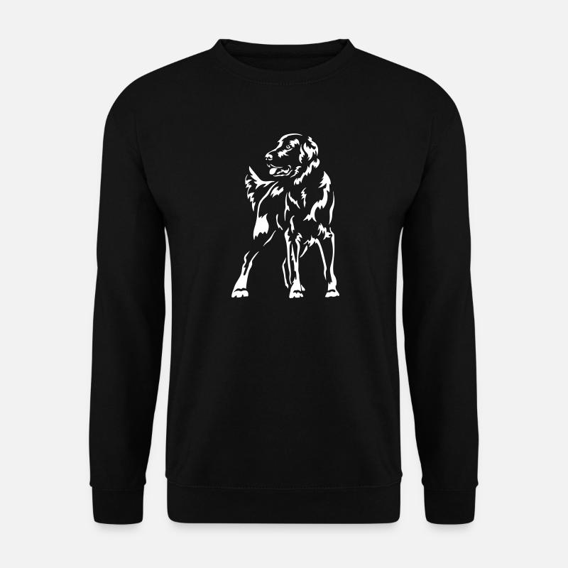 Flat-coated Retriever "Black Edition" - Unisex Pullover - Schwarz
