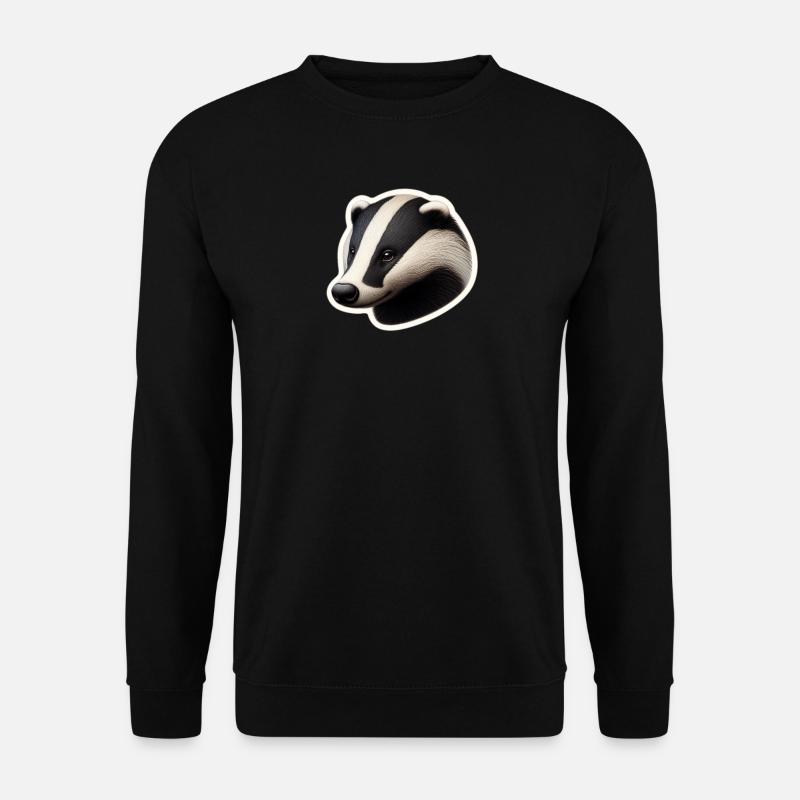 Dachs - Unisex Pullover - Schwarz