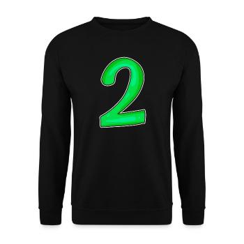 2 - Sweat-shirt Unisexe - noir - Devant - Alina (178cm) & Michal (187cm)