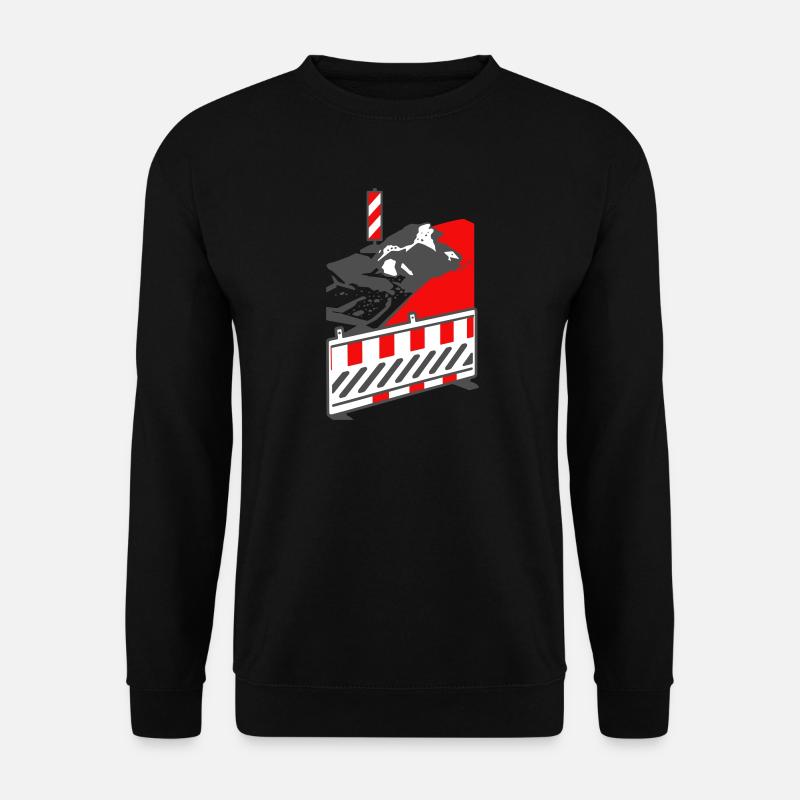 Baustelle - Unisex Pullover - Schwarz
