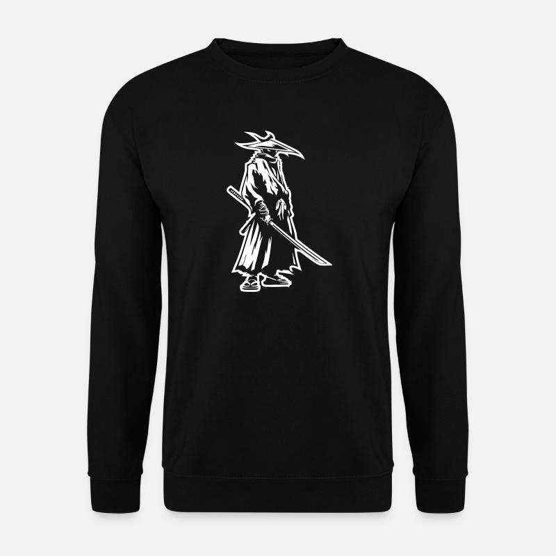 Mystischer Samurai mit Katana - Unisex Pullover - Schwarz