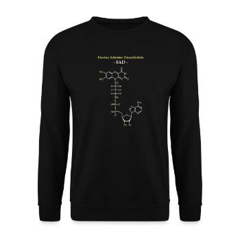 ADF Flavin Adenine Cofactor - Unisex Sweatshirt - black - Front - Alina (178cm) & Michal (187cm)