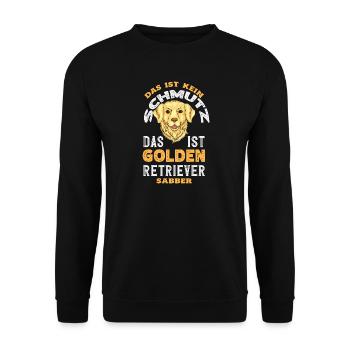 Golden Retriever Owner Owner Gift - Unisex Sweatshirt - black - Front - Alina (178cm) & Michal (187cm)