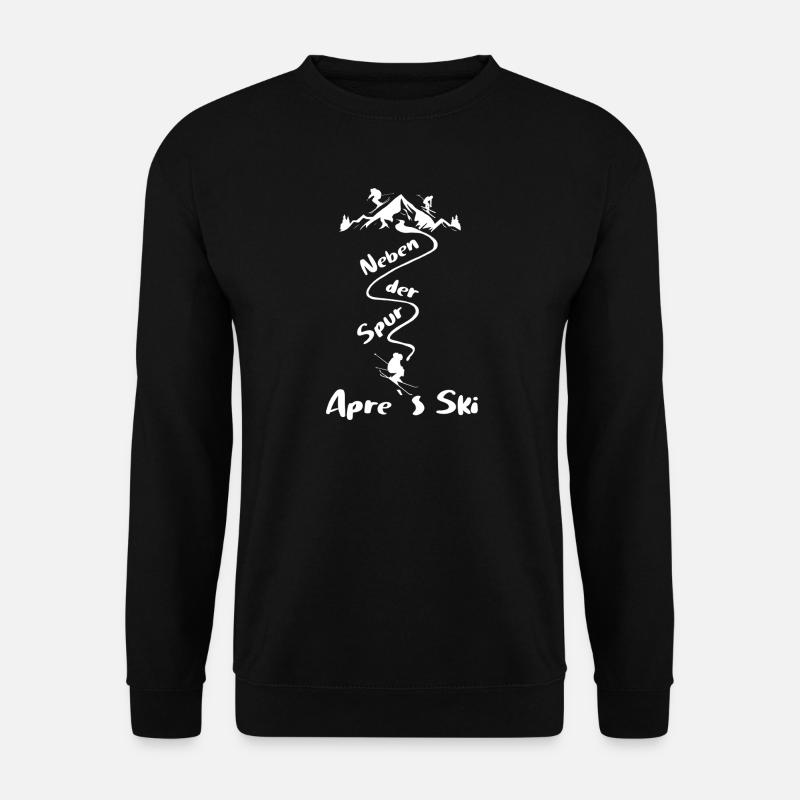 Skifahrer - Unisex Pullover - Schwarz