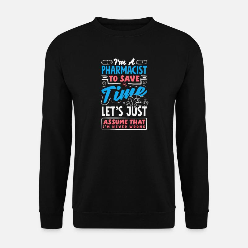 Apotheker Pharmazeutisch-technischer - Unisex Pullover - Schwarz