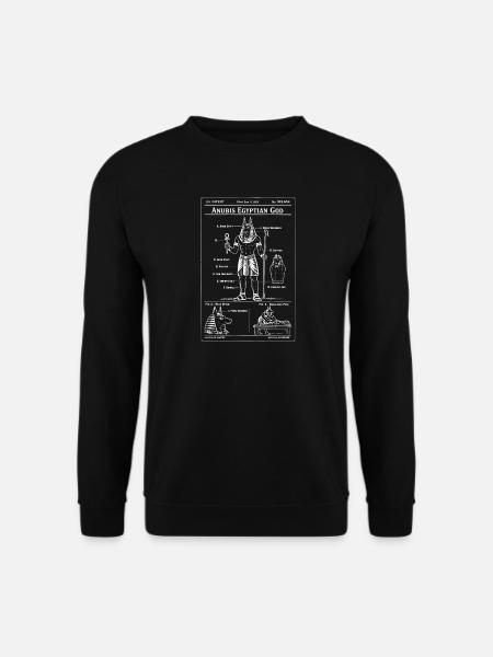 Anubis Blueprint Icon Tee - Unisex Sweatshirt - black
