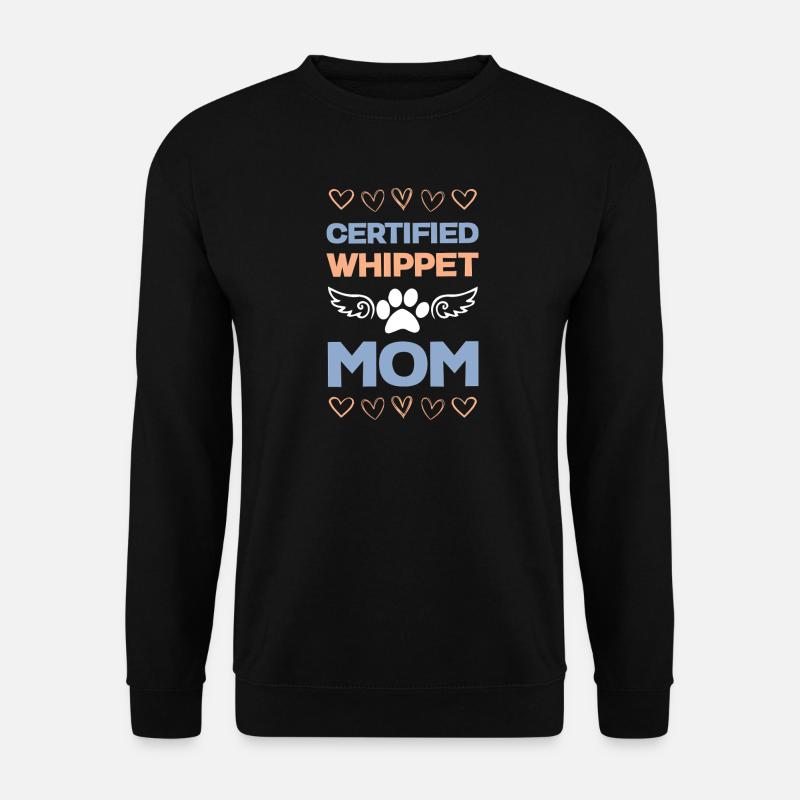 Certified Whippet Mom - Unisex Sweatshirt - black