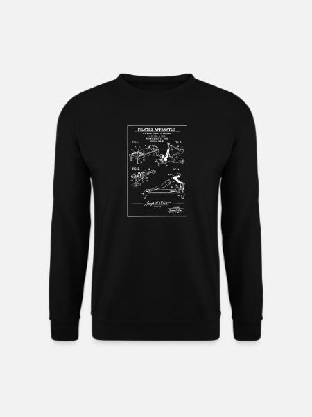 Pilates Apparatus Blueprint - Unisex Sweatshirt - black