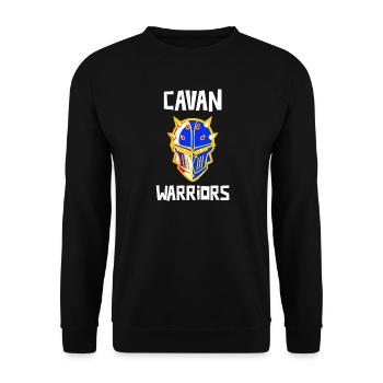 Cavan Warriors Irland - Unisex Pullover - Schwarz - Vorne - Alina (178cm) & Michal (187cm)