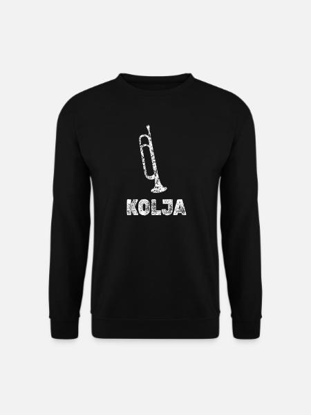 Kolja as trumpets - Unisex Sweatshirt - black