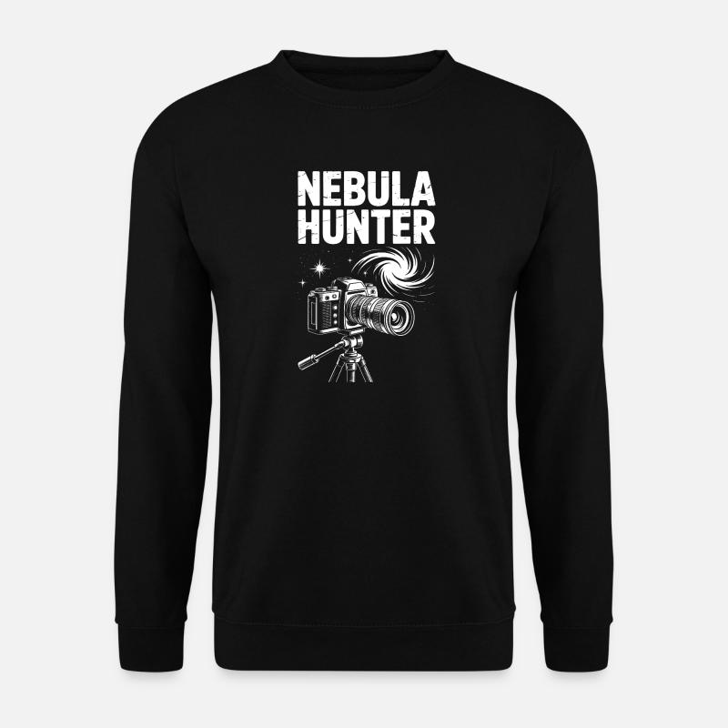 Nebula Hunter Teleskopkunst - Unisex Pullover - Schwarz