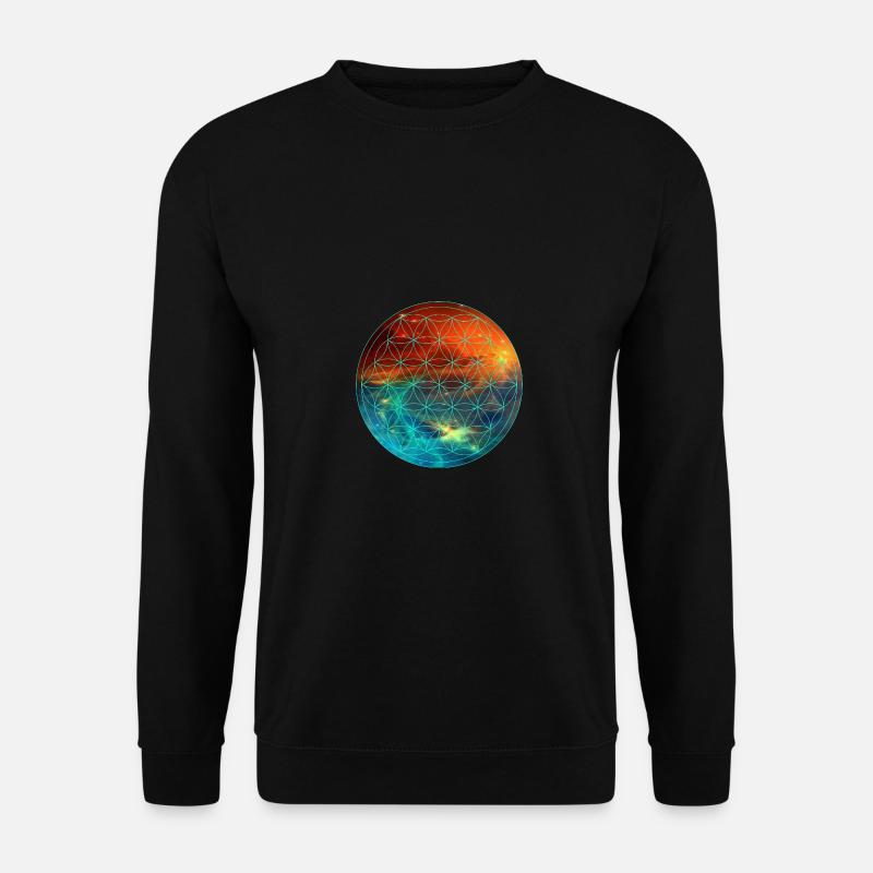 Flower of Life - Unisex Pullover - Schwarz