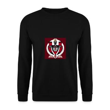 Ägyptische Schwingungen - Unisex Pullover - Schwarz - Vorne - Alina (178cm) & Michal (187cm)