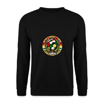 Die Löwen von Teranga - Unisex Pullover - Schwarz - Vorne - Alina (178cm) & Michal (187cm)