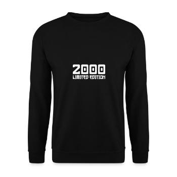 Limited edition 2000 - Sweat-shirt Unisexe - noir - Devant - Alina (178cm) & Michal (187cm)