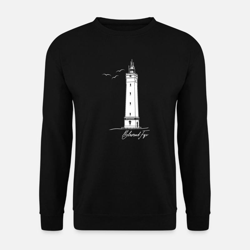 Dänemark Blavand Fyr Leuchtturm Urlaub - Unisex Pullover - Schwarz
