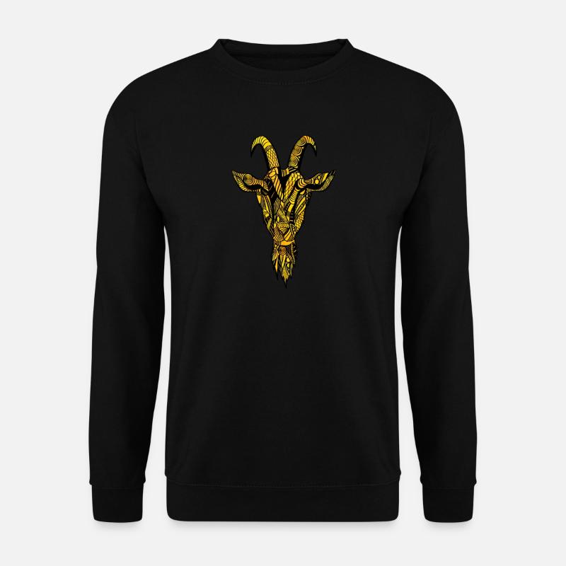 Ziege - Unisex Pullover - Schwarz