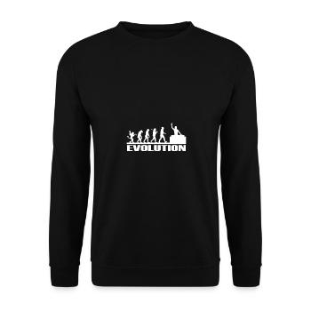 DJ Discjockey Evolution - Sweat-shirt Unisexe - noir - Devant - Alina (178cm) & Michal (187cm)