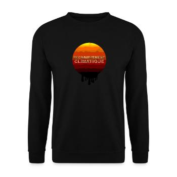 Réchauffement climatique - Sweat-shirt Unisexe - noir - Devant - Alina (178cm) & Michal (187cm)
