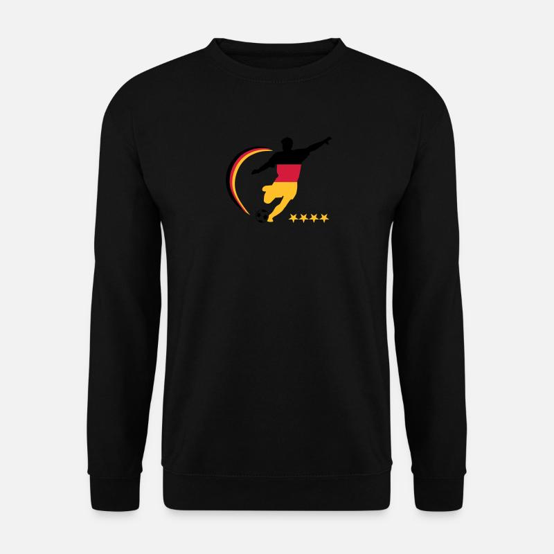 Fußballspieler Germany - Unisex Pullover - Schwarz