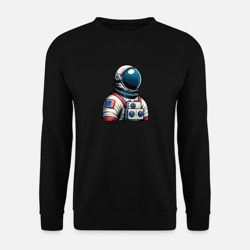 Astronaut - Unisex Pullover - Schwarz