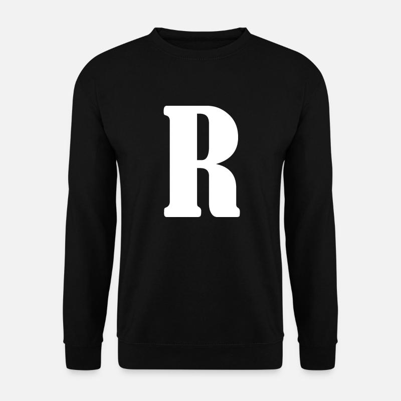 R - Unisex Sweatshirt - black
